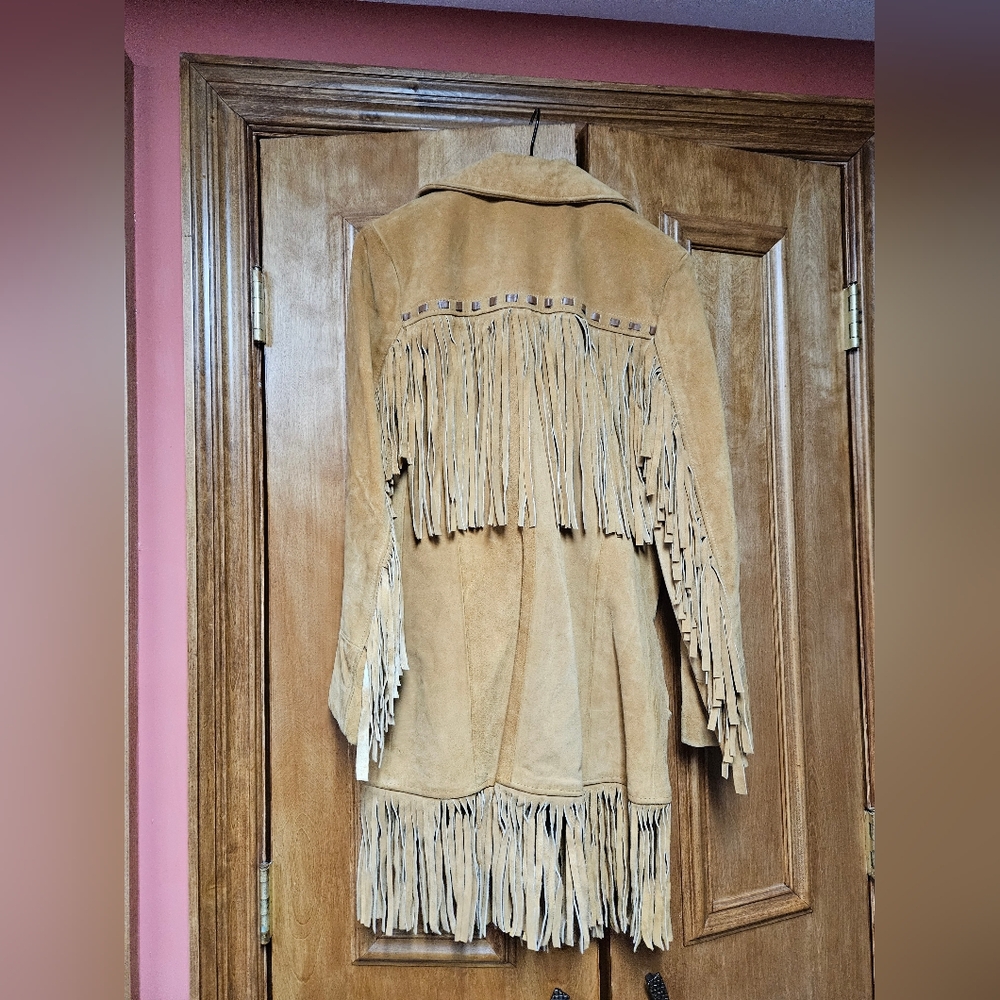 Genuine Leather Western Fringe Jacket - Picture 4 of 10